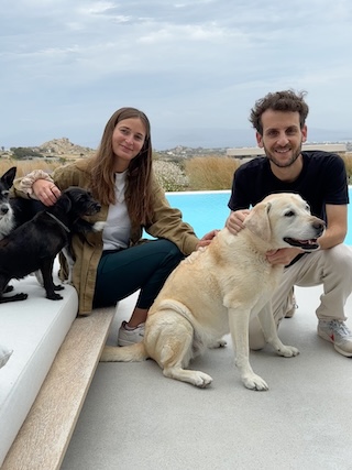 Furry friends in Naxos